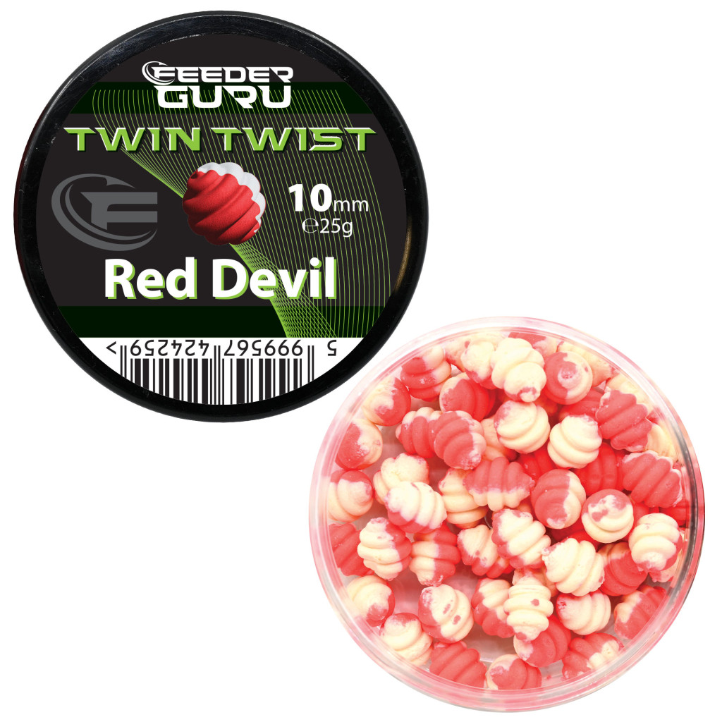 Feeder Guru TwinTwist 10mm 30g (dumbles šnečci dvoubarevné)
