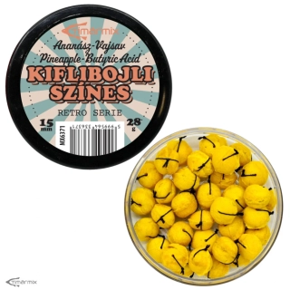 Rohlíkové boilie barvené Zkvašený ananas  10mm 30g