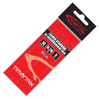 Feeder Warrior návazec s monofilament 0.20mm 12 (5ks)