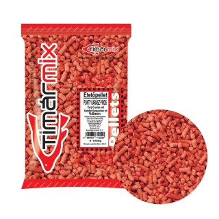 Vnadící pelety kapr - karas červená 6mm 1kg