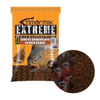 Extreme Feeder mix pelet TIMÁR 800g Bílá čokoláda